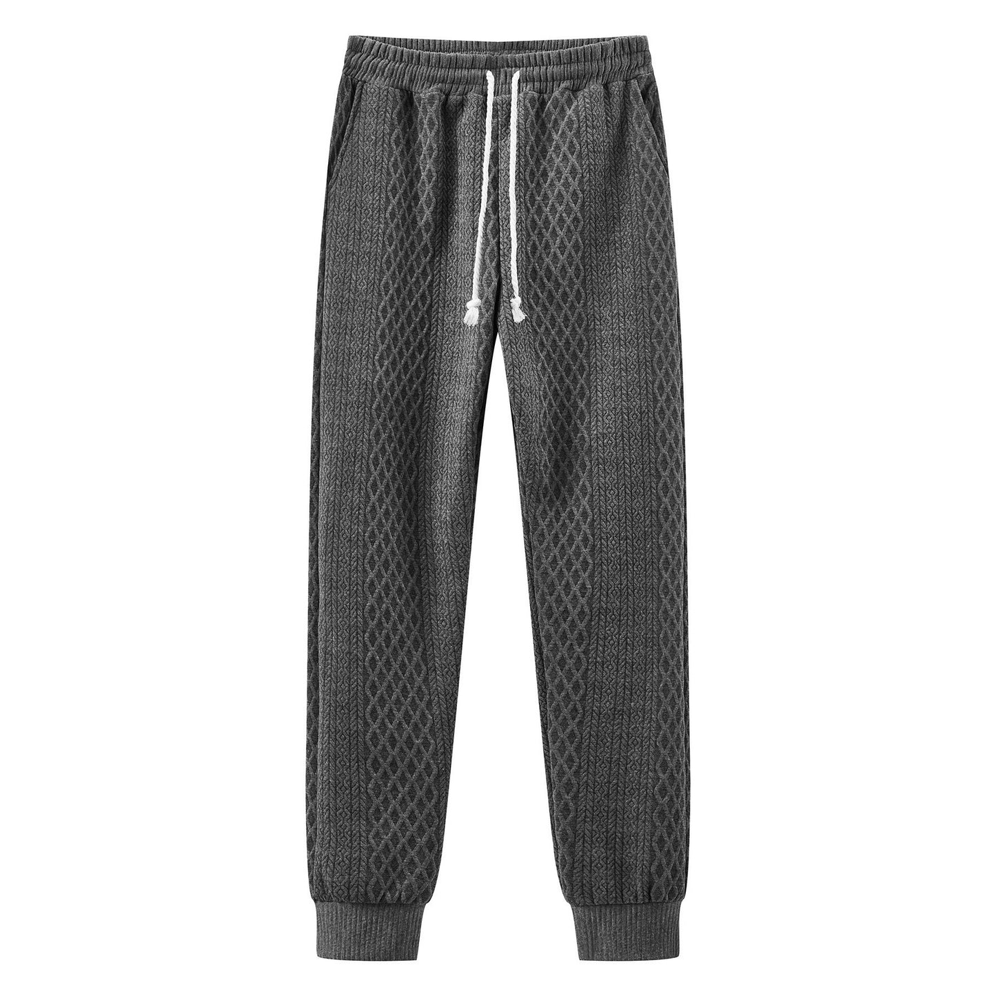 Comfortable sweatpants for men with an innovative structured design and an adjustable waist Chic and Style