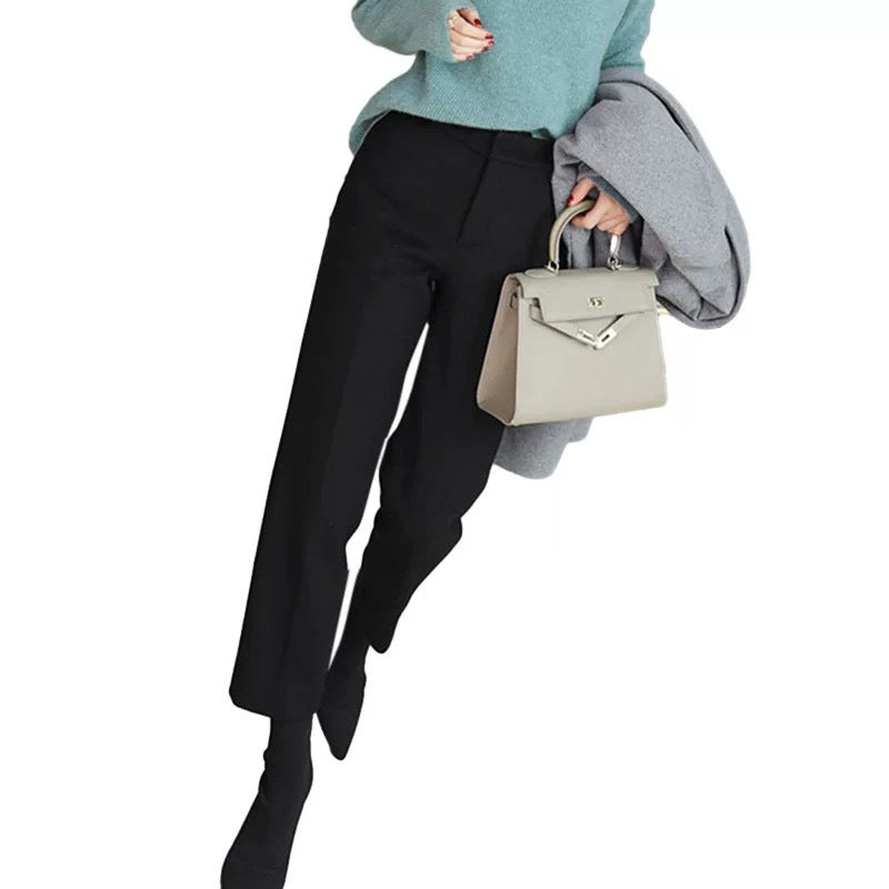 Pantalons taille haute ajustés pour femmes Chic und Stil 1750847044