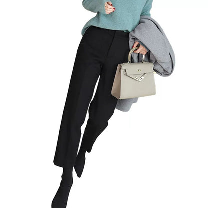 Pantalons taille haute ajustés pour femmes Chic und Stil 1750847044