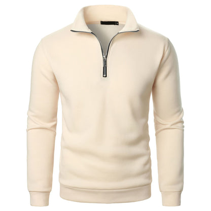 Men's pullover with short zipper Chic and Style