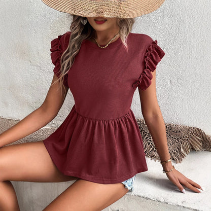 Robe haut élégante avec des détails volumineux en dentelle Chic und Stil