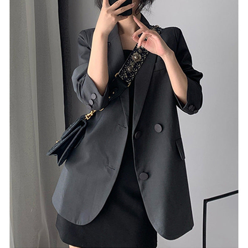 Blazer Femme Tailleur Croisé Chic und Stil 1750846392