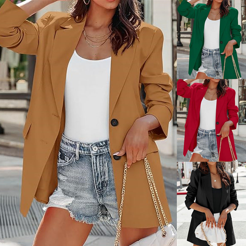 Blazer oversize pour femmes à coupe généreuse Chic und Stil