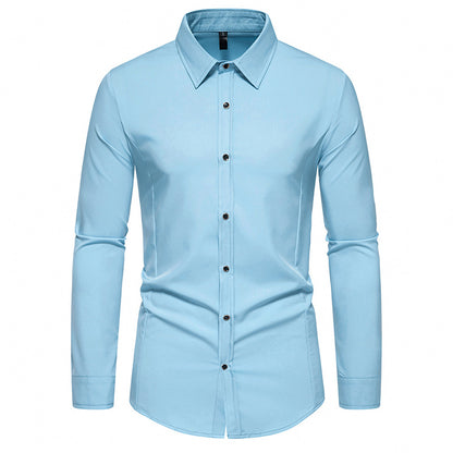 Chemise à manches longues tendance pour hommes avec une coupe élégante Chic und Stil