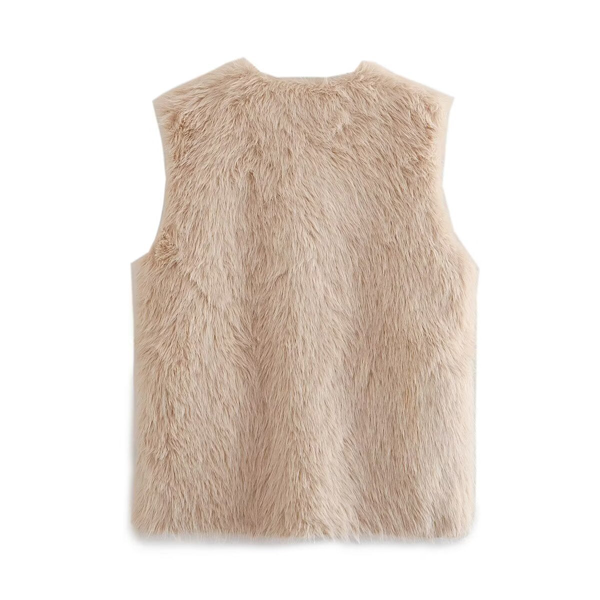 Dames gilet en fausse fourrure Chic und Stil