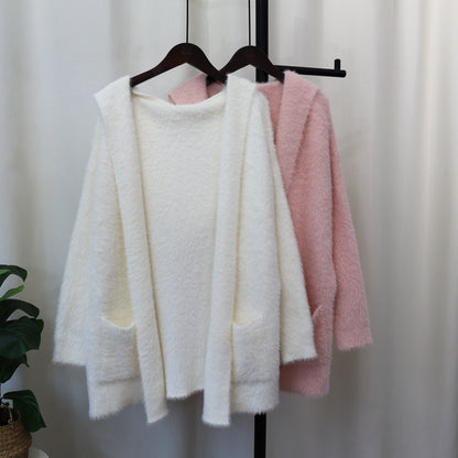 Ladies Soft Knit Pants with Long Sleeves and Practical Pockets Chic and Style