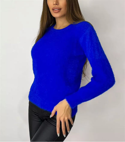 Dames Pull Doux à la Mode Chic und Stil