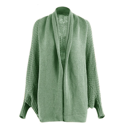 Dames Grand cardigan en tricot avec coupe décontractée et manches volumineuses Chic und Stil