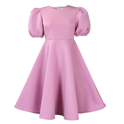 Robe skater pour femmes avec des manches volumineuses et une jupe évasée Chic und Stil