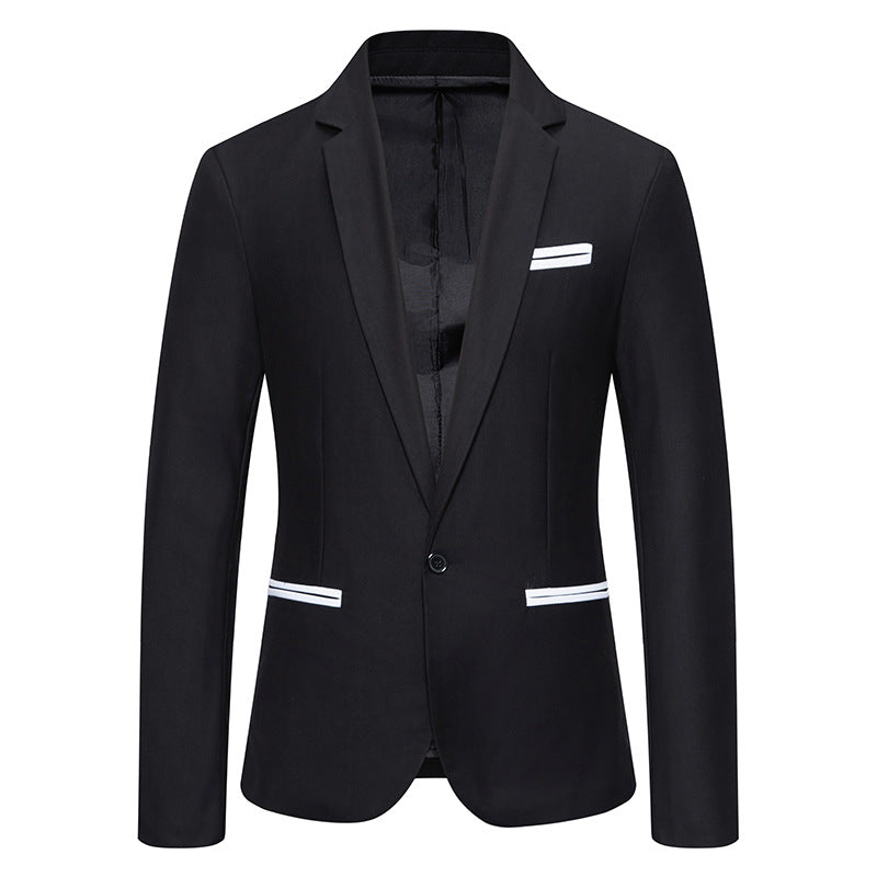 Elegant men's jacket with a modern cut and delicate Chic and Style accents