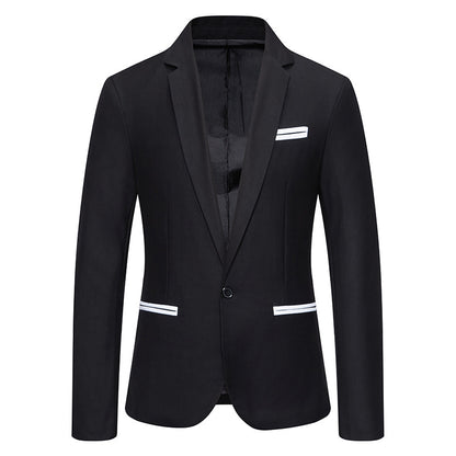 Elegant men's jacket with a modern cut and delicate Chic and Style accents