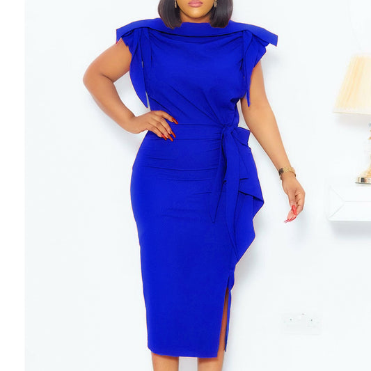 Robe fourreau pour femme avec des épaules élégantes Chic und Stil