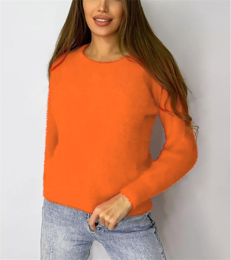Dames Pull Doux à la Mode Chic und Stil
