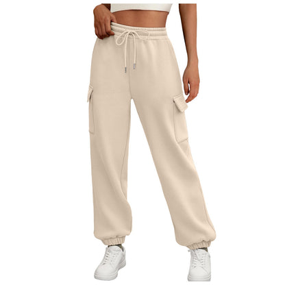 Pantalons de survêtement cargo hauts élégants pour femmes Chic und Stil