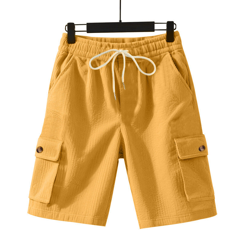 Shorts cargo décontractés pour hommes avec taille élastique et poches latérales pratiques Chic und Stil