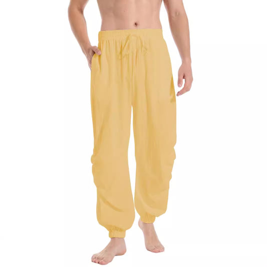 Casual men's pants in lightweight fabric with tapered leg Chic and Style