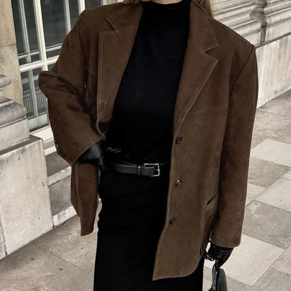 Blazer oversize pour femmes avec une coupe élégante et des poches pratiques Chic und Stil