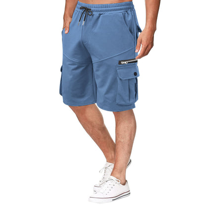 Shorts cargo multifonctionnels pour hommes avec fermeture éclair et poches pratiques Chic und Stil