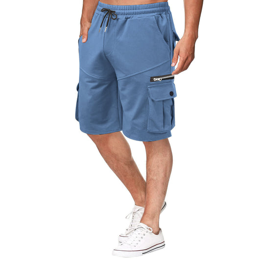 Shorts cargo multifonctionnels pour hommes avec fermeture éclair et poches pratiques Chic und Stil