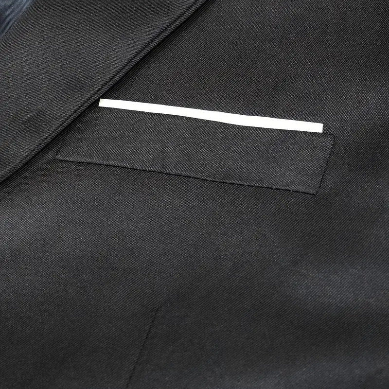 Men’s Modern Suit Blazer with High Collar – Elegant Tailored Fit | Chic und Stil