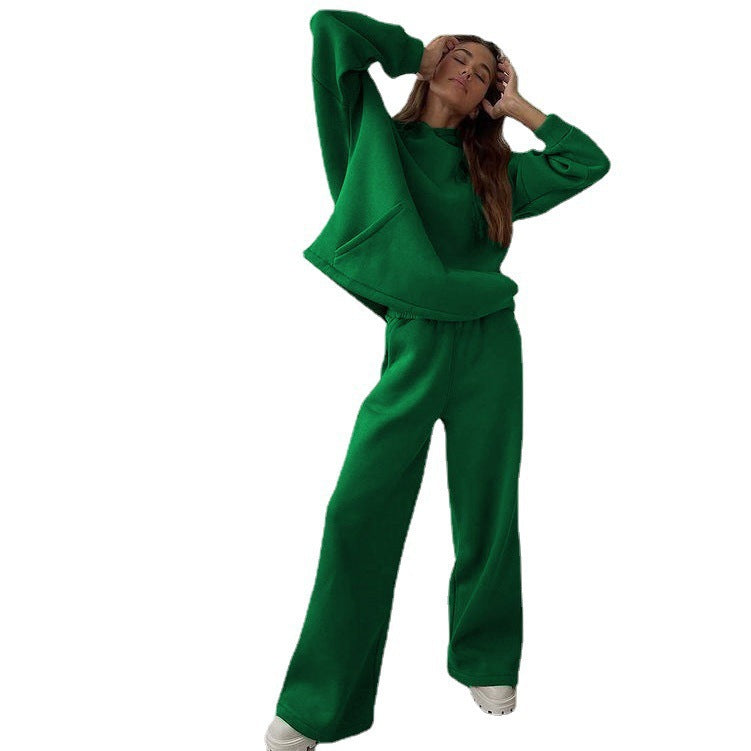 Casual hoodie set for women and loose jogger pants Chic und Stil