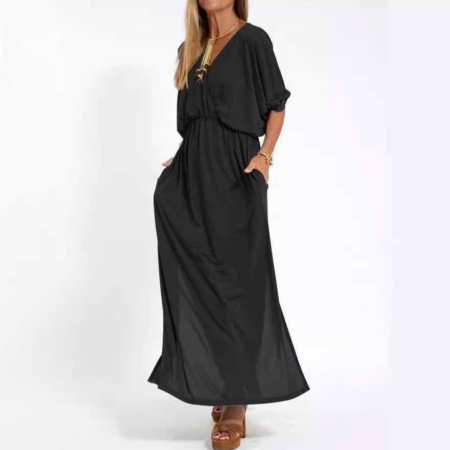 Femme Bohème Chic Maxi Robe Chic und Stil