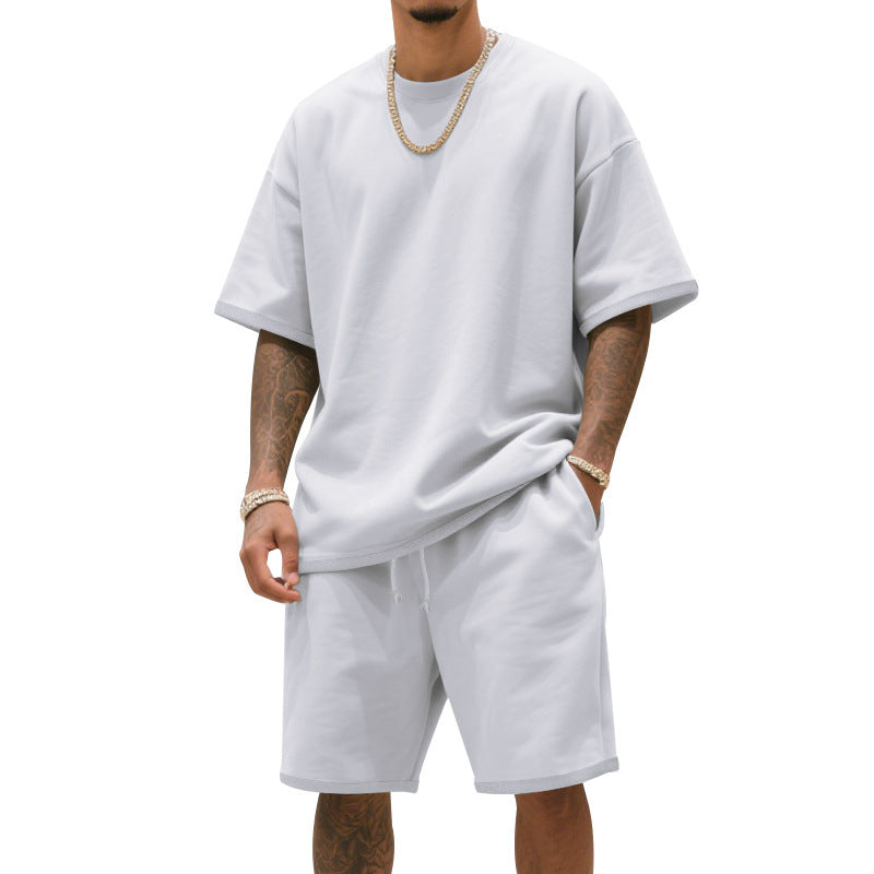 Ensemble de t-shirt d'entraînement décontracté pour hommes et shorts Chic und Stil
