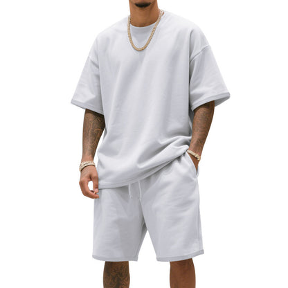 Ensemble de t-shirt d'entraînement décontracté pour hommes et shorts Chic und Stil