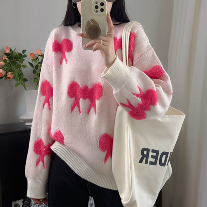 Pull en tricot douillet pour femmes avec motif ludique Chic und Stil