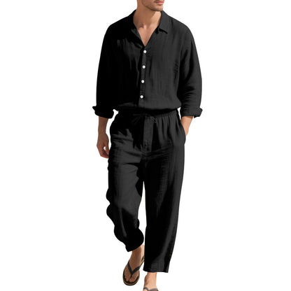 Costume décontracté pour hommes avec haut et pantalon élastique Chic und Stil