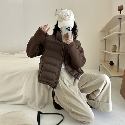 Dames gilet matelassé léger avec poches et coupe moderne Chic und Stil