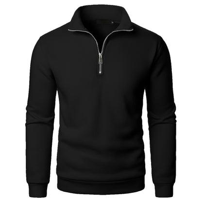 Men's pullover with short zipper Chic and Style