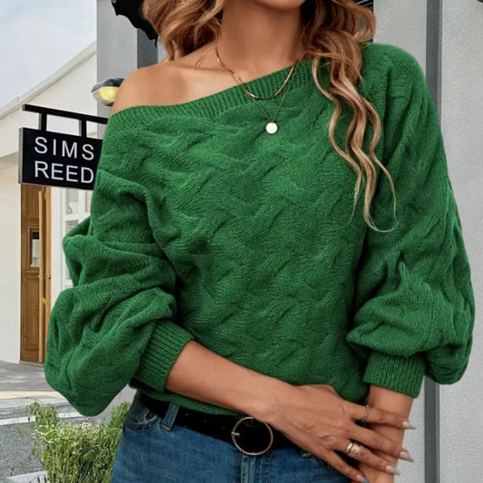 Pull en tricot surdimensionné pour femmes avec design texturé Chic und Stil