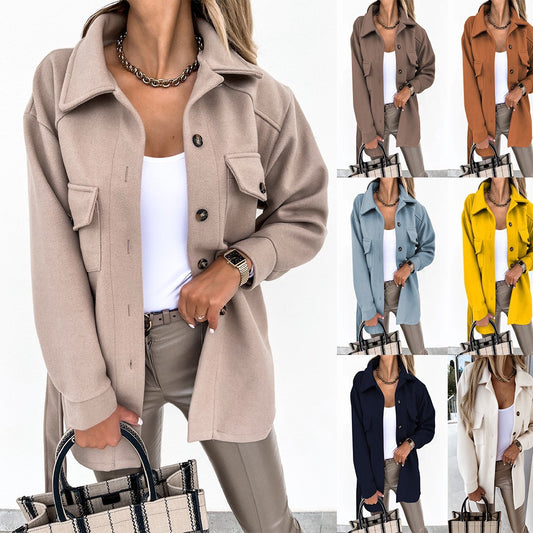 Chic and stylish women's utility jacket streetwear