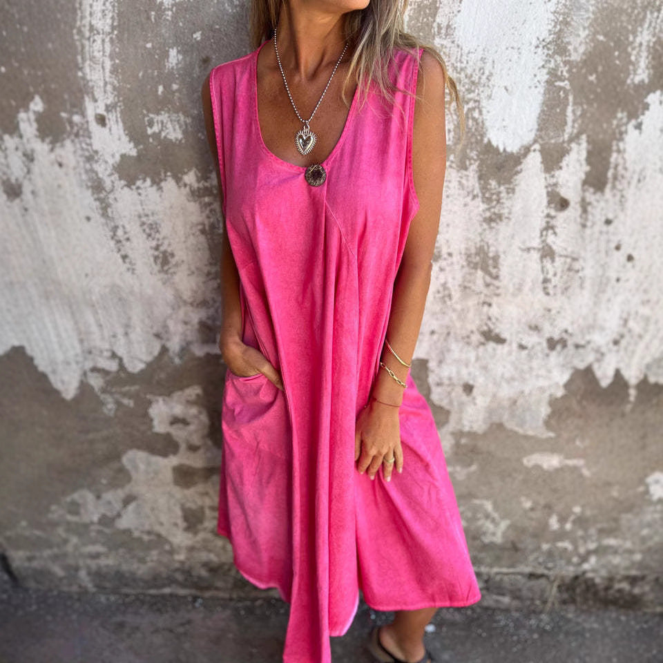 Robes tuniques d'été décontractées fluides Chic und Stil