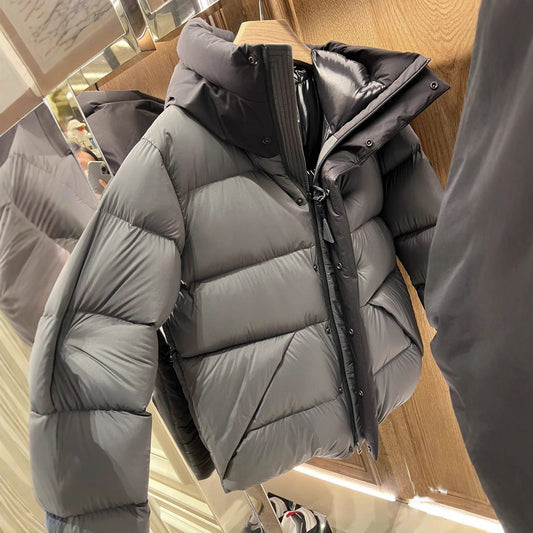 Dames doudoune avec col haut et poches zippées pratiques Chic und Stil