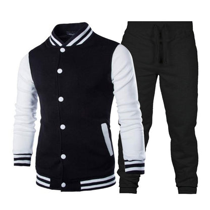 Men's sports training suit with jacket and jogger pants Chic and Style