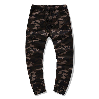 Men's cargo pants with modern camouflage design and elastic waistband Chic and Style