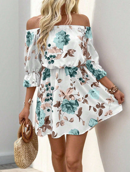 Robe Boho femme avec motif floral Chic und Stil