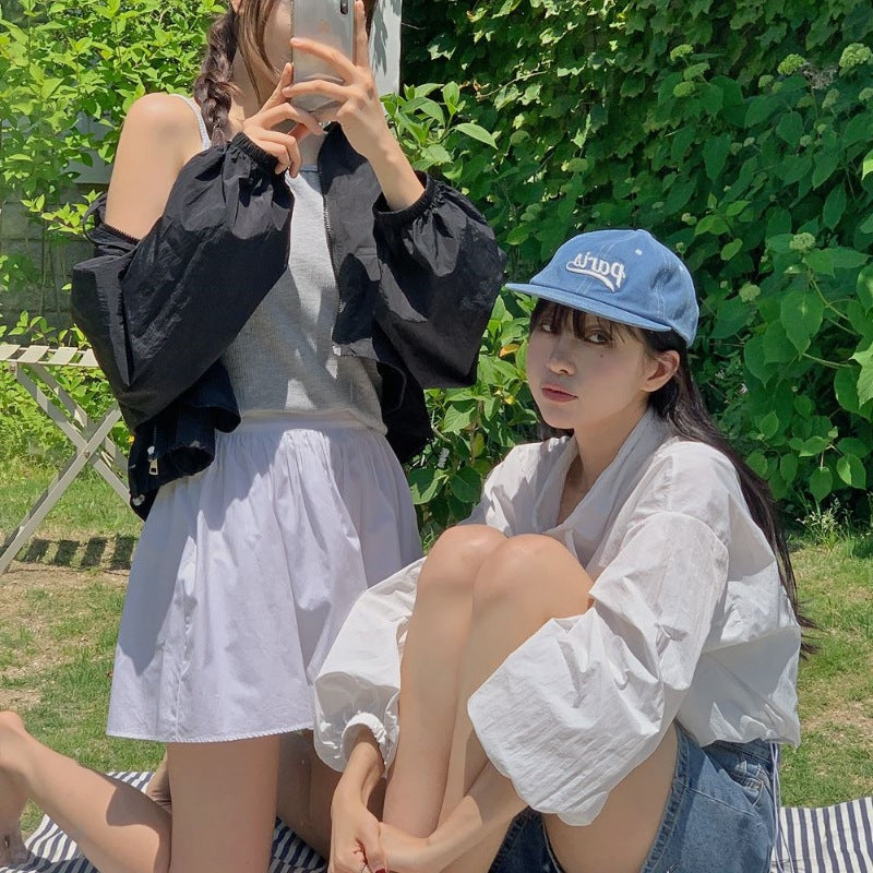 Veste de transition légère pour femmes avec fermeture éclair sur toute la longueur Chic & Stil