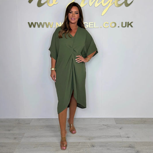 Robe kaftan pour femmes avec design enveloppant moderne Chic und Stil