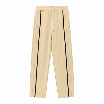 Men's sports training pants with snap button details Chic and Style