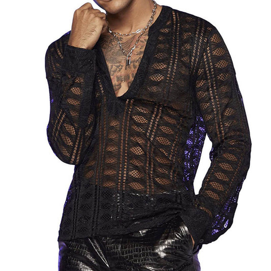 Blouse longue à manches transparentes pour femmes en matériau léger Chic und Stil