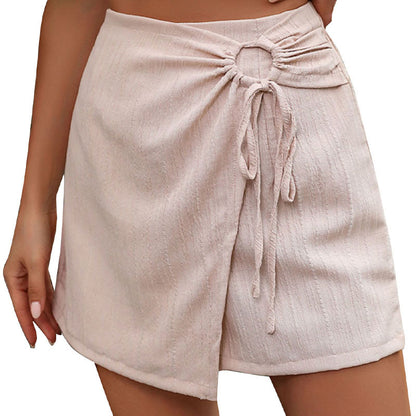 Women's Lightweight Rolled Shorts with Adjustable Drawstring Chic and Style