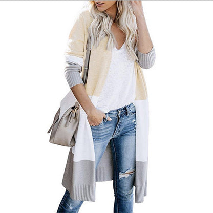 Cardigan surdimensionné en coloris blocs pour femmes Chic und Stil