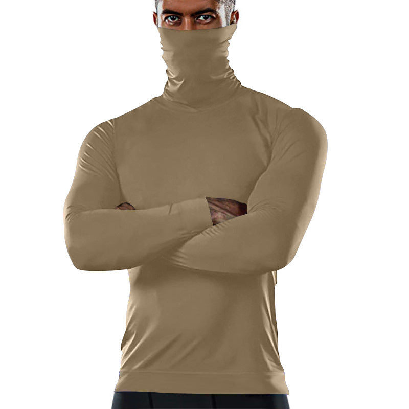 Chemise fonctionnelle pour hommes avec col montant et coupe ajustée Chic und Stil