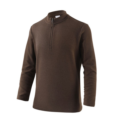 Pull Freizeit pour hommes avec col montant et fermeture éclair Chic und Stil