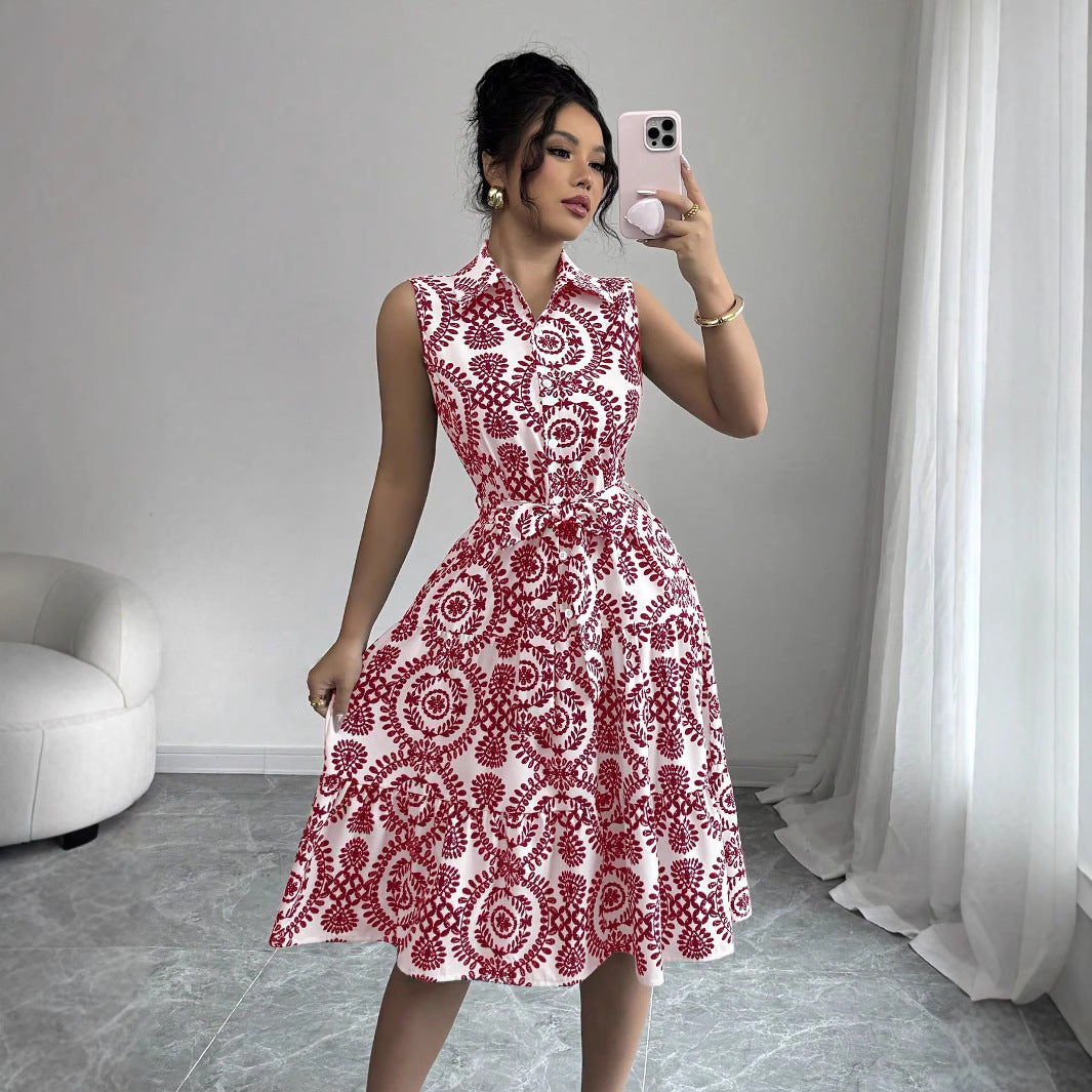 Robe chemise à boutons pour femmes chic et stylée
