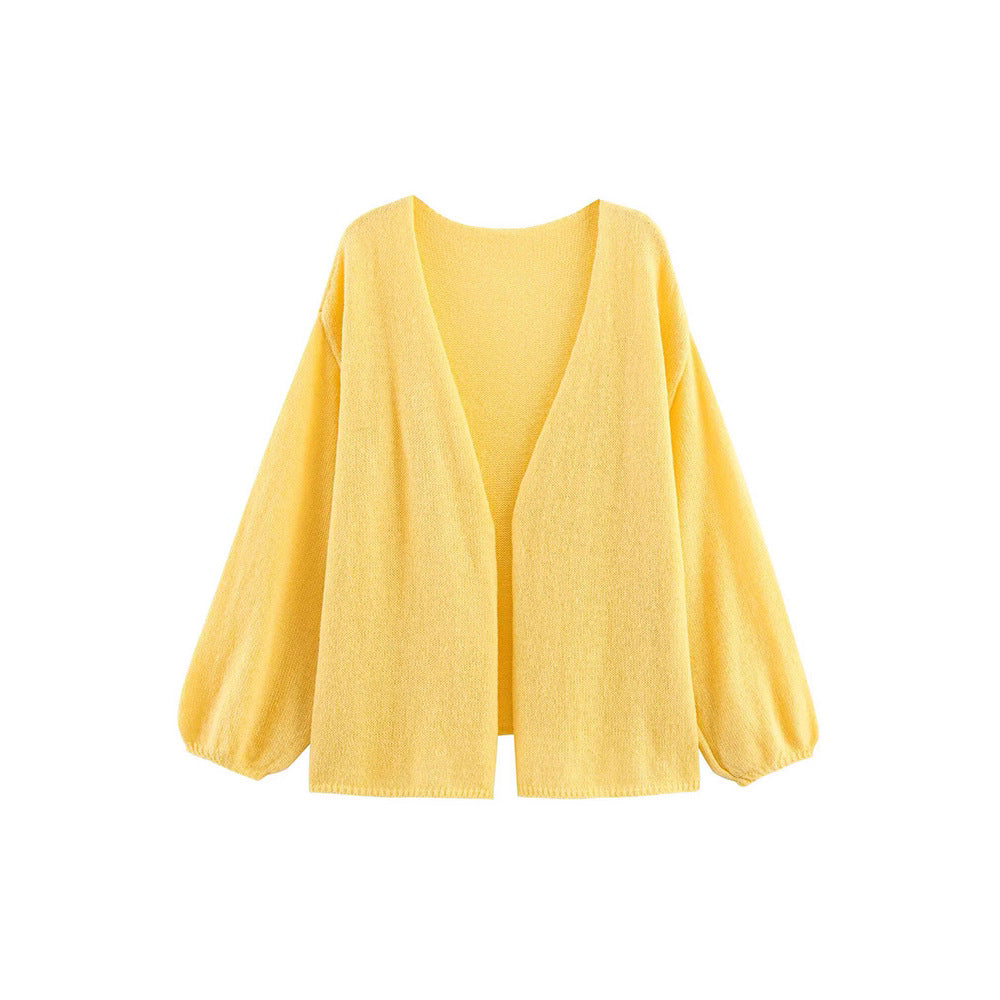 Dames cardigan en tricot léger à coupe ample Chic und Stil