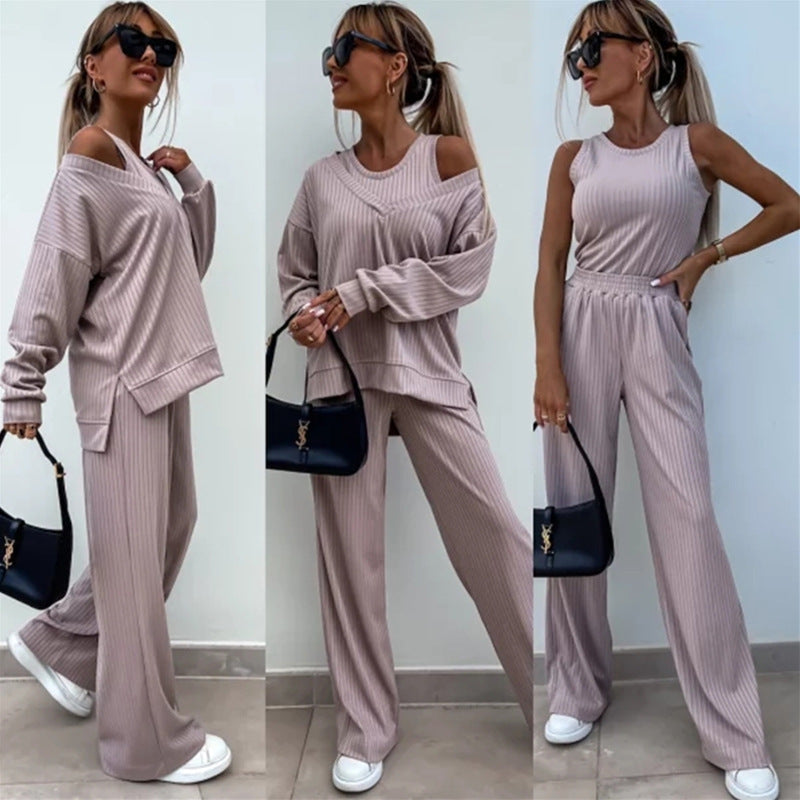 Dames élégant et décontracté ensemble de sport avec coupe décontractée Chic und Stil